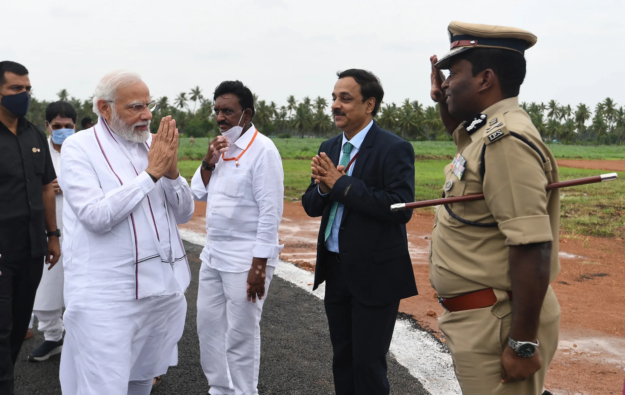 Shri Narendra Modi, Hon'ble Prime Minister of India during visit to Visakhapatnam City